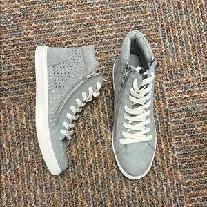 Steve Madden Elyka' Laser Cut High Top Sneaker